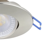 GEDREZ Oprawa do zabudowy zestaw 10XLED-CCT Ø90 Nikiel mat 300196 EGLO