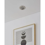 GEDREZ Oprawa do zabudowy zestaw 10XLED-CCT Ø90 Nikiel mat 300196 EGLO