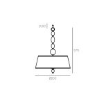 Lampa wisząca Cancun - P04981WH CosmoLight - zdjęcie dodatkowe 2