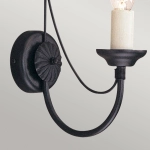 Kinkiet Carisbrooke – 1 źródło światła CB1-BLACK Elstead Lighting