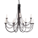 Żyrandol Carisbrooke – 12 źródeł światła CB12-BLACK Elstead Lighting