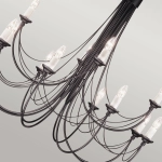 Żyrandol Carisbrooke – 12 źródeł światła CB12-BLACK Elstead Lighting