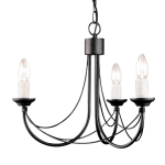 Żyrandol Carisbrooke – 3 źródła światła CB3-BLACK Elstead Lighting