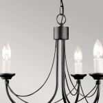 Żyrandol Carisbrooke – 3 źródła światła CB3-BLACK Elstead Lighting