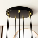 Lampa wisząca SELTER 7 PREMIUM GOLD 1332/7PREM EMIBIG Lighting