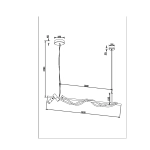 Lampa wisząca Tau MOD166PL-L30GB3K Maytoni - zdjęcie dodatkowe 3