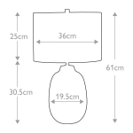 Lampa stołowa Chelsfield – 1 źródło światła CHELSFIELD-TL Elstead Lighting