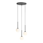 LAMPA WISZĄCA BOSSO 3 RING CZARNY 1087E1_R ALDEX - zdjęcie produktu