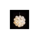 COCO wisząca białe PVC 230V E27 28W R12384 Rendl light studio