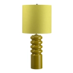 kinkiecik.pl Lampa stołowa Contour – 1 źródło światła – Limonkowa CONTOUR-TL-LIME Elstead Lighting