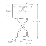 Lampa stojąca Cross – 1 źródło światła CROSS-TL Elstead Lighting