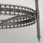 Żyrandol Crown – 3 źródła światła L CROWN3 Elstead Lighting