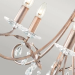 Żyrandol Christina – 5 źródeł światła CRT5-SILVER-GOLD Elstead Lighting