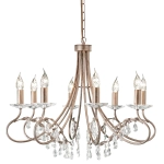 kinkiecik.pl Żyrandol Christina – 8 źródeł światła CRT8-SILVER-GOLD Elstead Lighting