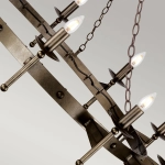 Żyrandol Cromwell – 12 źródeł światła CW12-OLD-BRZ Elstead Lighting