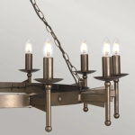 Żyrandol Cromwell – 18 źródeł światła CW18-OLD-BRZ Elstead Lighting