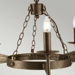 Żyrandol Cromwell – 3 źródła światła CW3-OLD-BRZ Elstead Lighting
