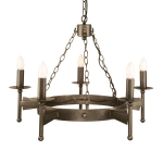 Żyrandol Cromwell – 5 źródeł światła CW5-OLD-BRZ Elstead Lighting