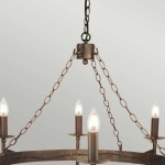 Żyrandol Cromwell – 8 źródeł światła CW8-OLD-BRZ Elstead Lighting