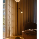 Czarna lampa podłogowa Lauria 2512554003 Nordlux