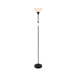 Czarna lampa podłogowa Lauria 2512554003 Nordlux