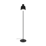 Czarna lampa podłogowa LOUELLA – z regulowanym kloszem 2612134003 Nordlux