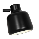 Czarna lampa podłogowa LOUELLA – z regulowanym kloszem 2612134003 Nordlux