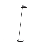 Czarna lampa podłogowa Versale - DFTP, metalowa 2220064003 Nordlux