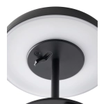 Czarna lampa przenośna Elmer Solar IP44, Moodmaker™ 2518305003 Nordlux