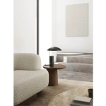 kinkiecik.pl Czarna lampa stołowa Mademoiselle DFTP Nordlux - marmurowa podstawa 2220405003