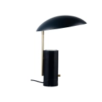 kinkiecik.pl Czarna lampa stołowa Mademoiselle DFTP Nordlux - marmurowa podstawa 2220405003