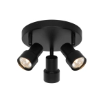 Czarna lampa sufitowa Boston 3 2512370103 Nordlux