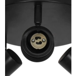 Czarna lampa sufitowa Boston 3 2512370103 Nordlux