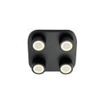 Czarna lampa sufitowa LED Clyde 4 Nordlux Moodmaker™ 2412256003