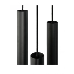 Czarna lampa wisząca Vico 3xGU10 Nordlux 2412123003