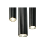 Czarna lampa wisząca Vico 3xGU10 Nordlux 2412123003