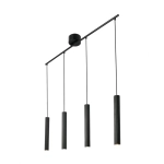 Czarna lampa wisząca Vico 4xGU10 Nordlux 2412143003