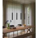 Czarna lampa wisząca Vico 4xGU10 Nordlux 2412143003
