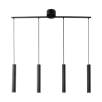 Czarna lampa wisząca Vico 4xGU10 Nordlux 2412143003