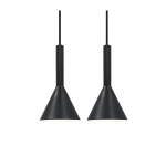 Lampa wisząca Kelvis Czarna zestaw 2szt 2612723003 Nordlux