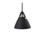 Czarna lampa wisząca w stylu skandynawskim Strap 16 - DFTP 84303003 - zdjęcie produktu
