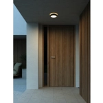 Czarny kinkiet zewnętrzny Oliver Round - Nordlux 2218261003