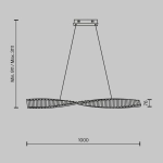 Lampa wisząca Krone P097PL-L28BS3K Maytoni - zdjęcie dodatkowe 10