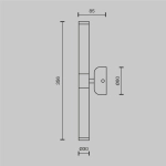 Kinkiet Wall Lamp Axis MOD106WL-L10G3K Maytoni - zdjęcie dodatkowe 10
