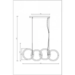Lampa wisząca Node MOD165PL-L40G3K Maytoni - zdjęcie dodatkowe 3