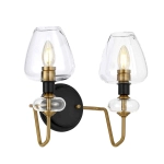 kinkiecik.pl Kinkiet Armand – 2 źródła światła – Stary mosiądz DL-ARMAND2-AB Elstead Lighting