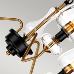 Żyrandol Armand – 3 źródła światła – Stary mosiądz DL-ARMAND3-AB Elstead Lighting