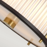 Lampa wisząca Corona – 2 źródła światła – Stary brąz/ Stary mosiądz DL-CORONA-2P-BAB Elstead Lighting