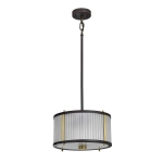 kinkiecik.pl Lampa wisząca Corona – 2 źródła światła – Stary brąz/ Stary mosiądz DL-CORONA-2P-BAB Elstead Lightnig