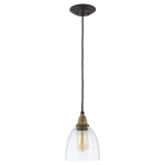 kinkiecik.pl Mała lampa wisząca Matrimonio – 1 źródło światła DL-MATRIMONIO1MP Elstead Lighting
